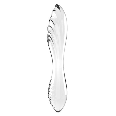 Satisfyer Dazzling Crystal Glass Dildo — Transparent - SF5658