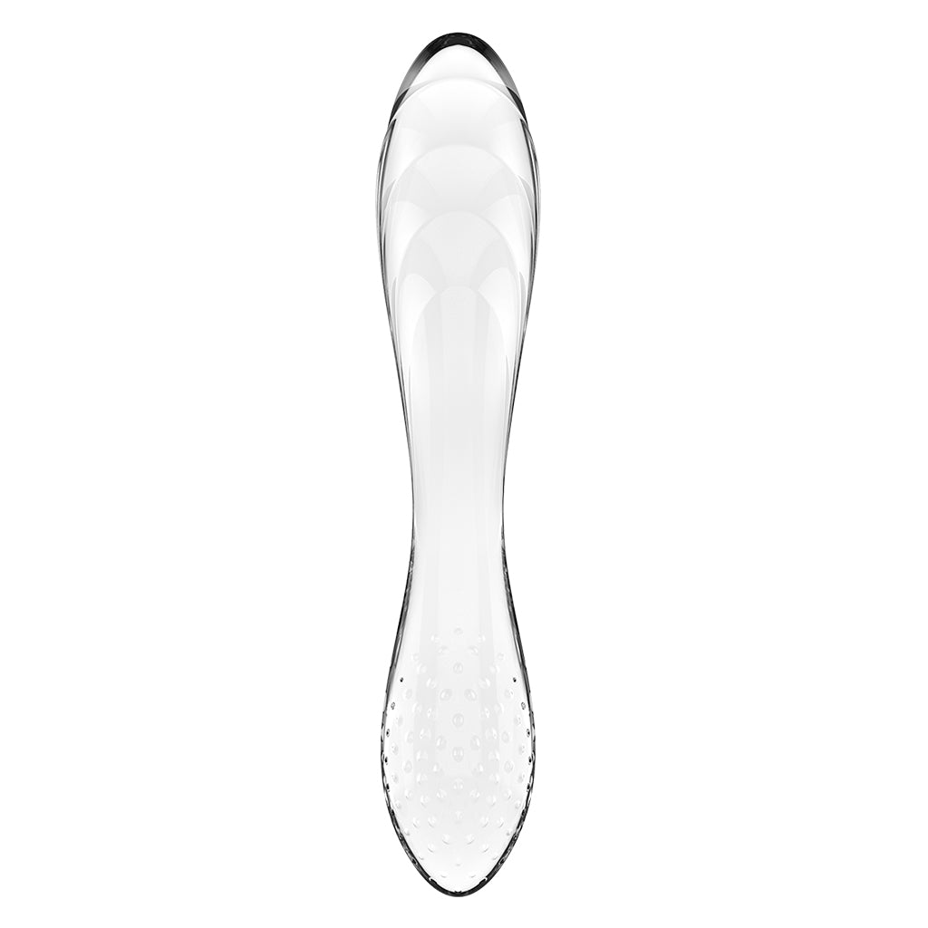 Satisfyer Dazzling Crystal Glass Dildo — Transparent - SF5658