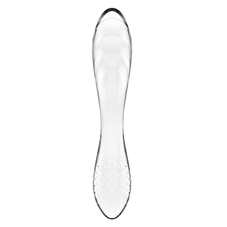 Satisfyer Dazzling Crystal Glass Dildo — Transparent - SF5658