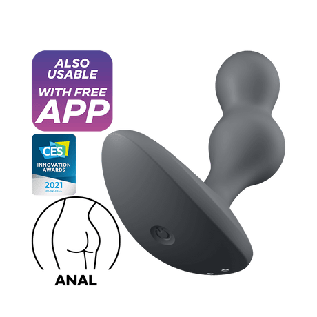 Satisfyer Deep Diver Connect App Anal Plug - Grey - SF6796