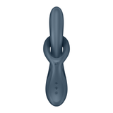Satisfyer Heat Flex 4 Rabbit Vibrator — Grey - SF8237