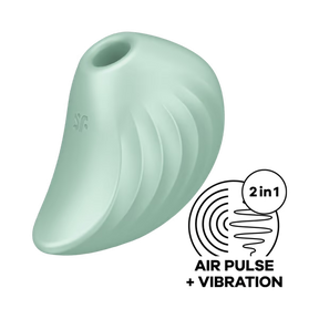 Satisfyer Pearl Diver Mint — Clitoral Pressure-Wave Vibrator - SAT-J2018-U273-1