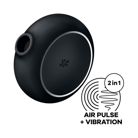 Satisfyer Pro To Go 3 Clitoral Vibrator — Black - SF8313