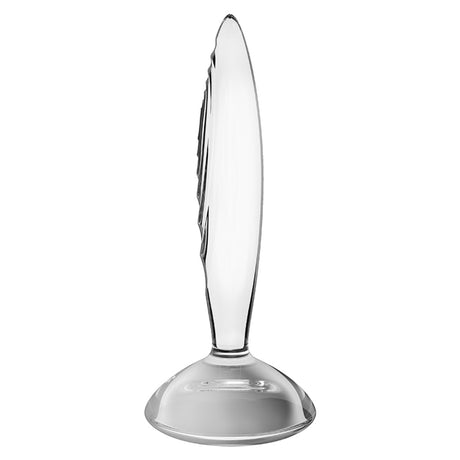 Satisfyer Sparkling Crystal Glass Anal Plug, 21 cm - SF5672