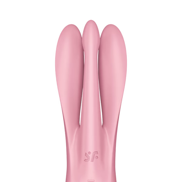 Satisfyer Threesome 1 Lay-On Vibrator — Pink - SAT-J2018-241-1