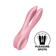 Satisfyer Threesome 1 Lay-On Vibrator — Pink - SAT-J2018-241-1