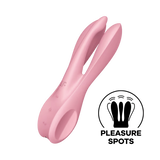 Satisfyer Threesome 1 Lay-On Vibrator — Pink - SAT-J2018-241-1