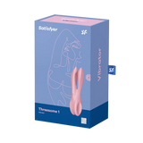 Satisfyer Threesome 1 Lay-On Vibrator — Pink - SAT-J2018-241-1