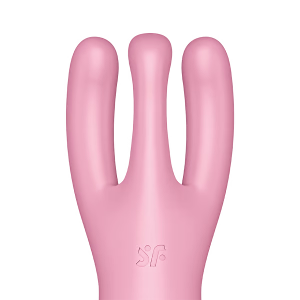 Satisfyer Threesome 4 Connect App Vibrator — Pink - SAT-J2018-245-2