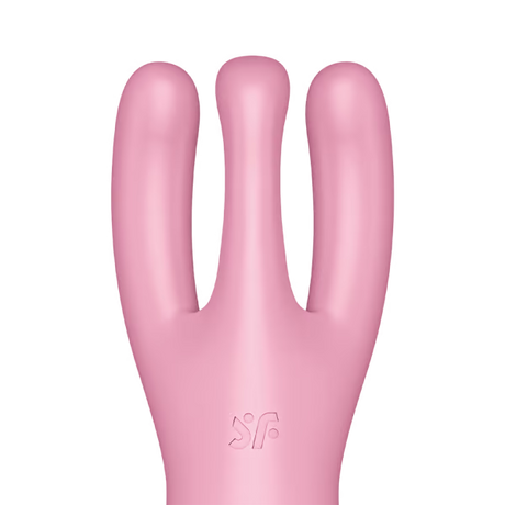 Satisfyer Threesome 4 Connect App Vibrator — Pink - SAT-J2018-245-2