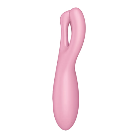Satisfyer Threesome 4 Connect App Vibrator — Pink - SAT-J2018-245-2