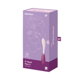 Satisfyer G-Spot Flex 3 Vibrator — Red - SAT-J2018-297-2