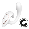 Satisfyer G for Goddess 1 Rabbit Vibrator, White, Dual-Motor, Rechargeable - SF5885