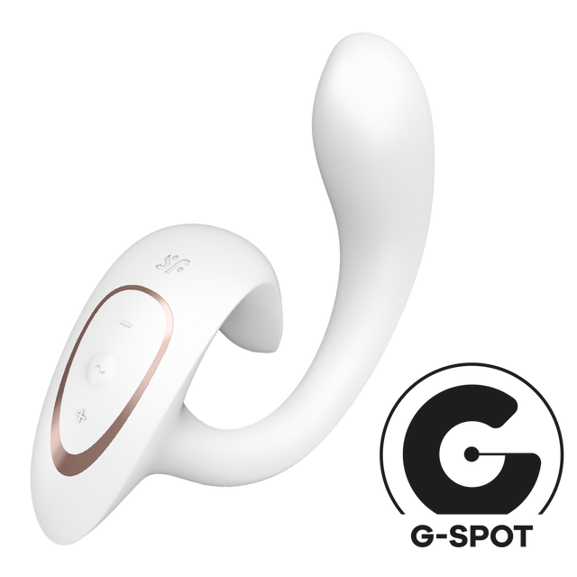 Satisfyer G for Goddess 1 Rabbit Vibrator, White, Dual-Motor, Rechargeable - SF5885