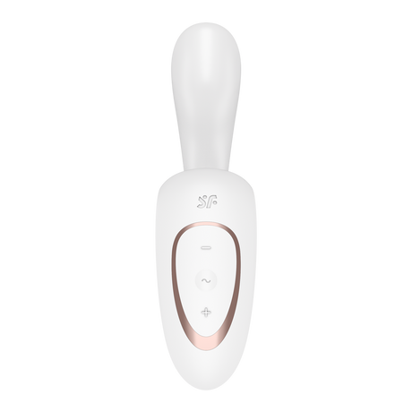 Satisfyer G for Goddess 1 Rabbit Vibrator, White, Dual-Motor, Rechargeable - SF5885