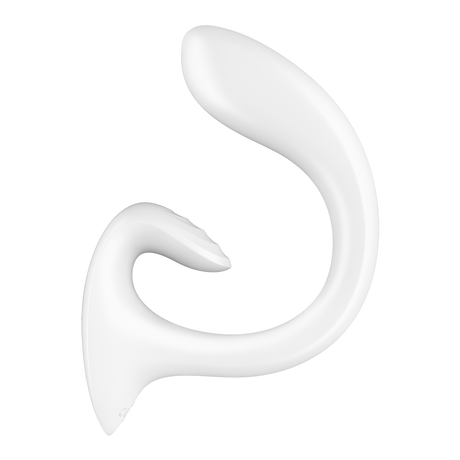 Satisfyer G for Goddess 1 Rabbit Vibrator, White, Dual-Motor, Rechargeable - SF5885
