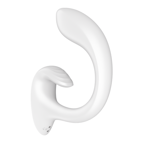 Satisfyer G for Goddess 1 Rabbit Vibrator, White, Dual-Motor, Rechargeable - SF5885