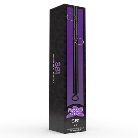 NOBÜ SB1 Adjustable Steel Spreader Bar — Black - NB1659