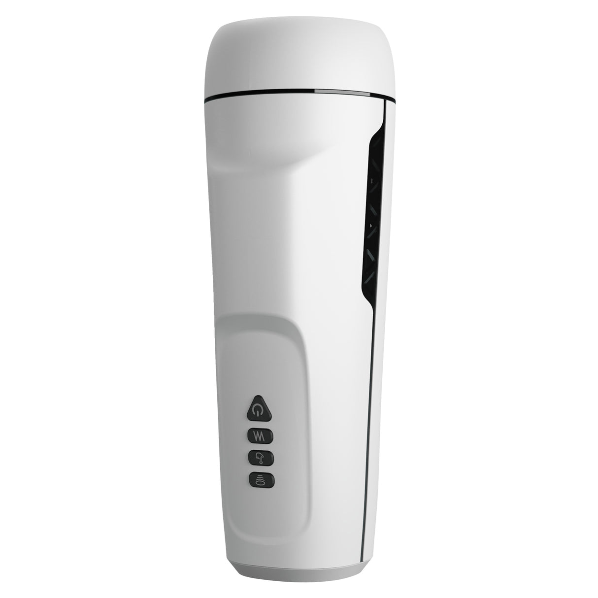 Pretty Love Sienna Male Masturbator — White, 3 Suction & 12 Vibration Modes - BM-00900T75ZC