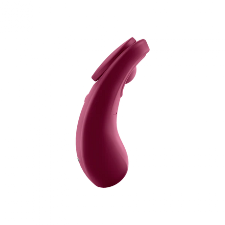 Satisfyer Sexy Secret Panty Vibrator — Wine Red, App-Controlled - J2018-98