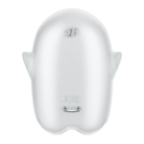 Satisfyer Glowing Ghost Clitoral Air-Pulse Vibrator — White - SF0057