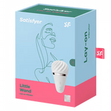 Satisfyer Little Wand Clitoral Vibrator — White, Waterproof - SF0916