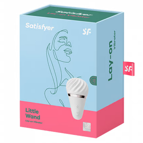 Satisfyer Little Wand Clitoral Vibrator — White, Waterproof - SF0916