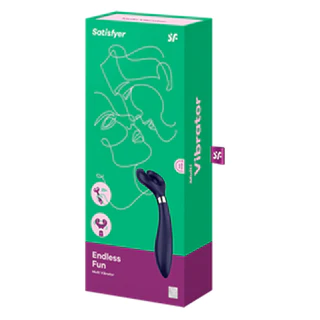Satisfyer Endless Fun Rotating Multi-Toy, 3 Motors — Black - SF1029
