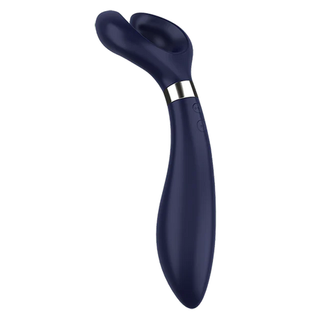 Satisfyer Endless Fun Anal Vibrator — Rotating Head, Blue - PA-PRTMUL3BLU