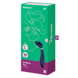 Satisfyer Endless Fun Anal Vibrator — Rotating Head, Blue - PA-PRTMUL3BLU