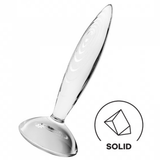 Satisfyer Sparkling Crystal Glass Anal Plug, 21 cm - SF5672