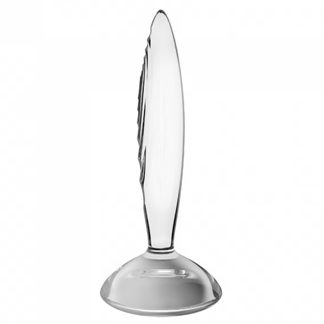 Satisfyer Sparkling Crystal Glass Anal Plug, 21 cm - SF5672