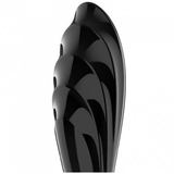Satisfyer Dazzling Crystal Glass Dildo, Black - SF5924