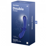 Satisfyer Double Crystal Borosilicate Glass Dildo — Light Blue - SF5931