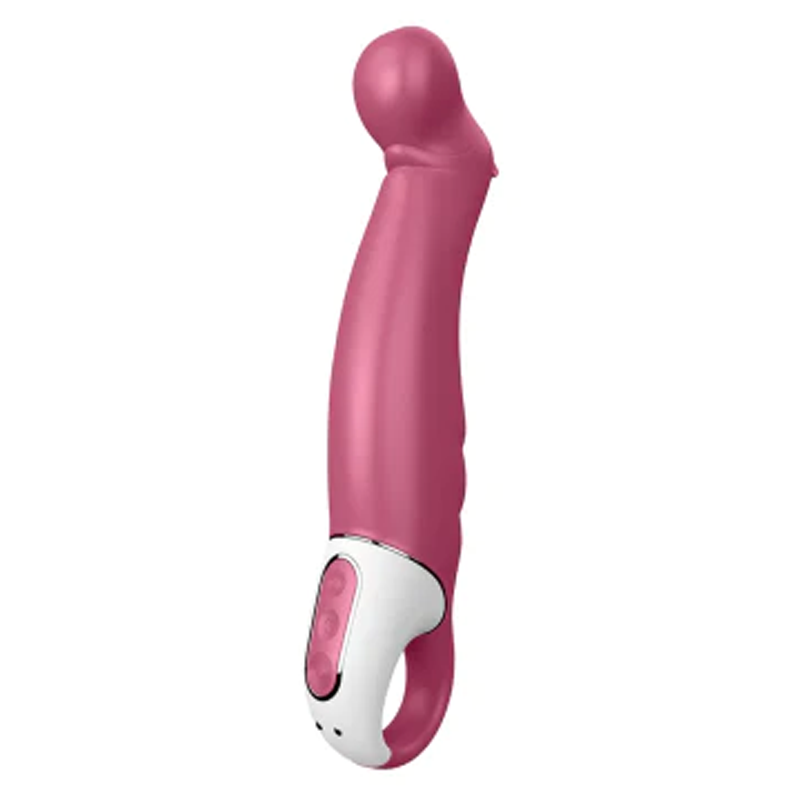 Satisfyer Petting Hippo G-Spot Vibrator — Flexible Silicone, USB (Fuchsia) - SAT-PTTNGHIPPO