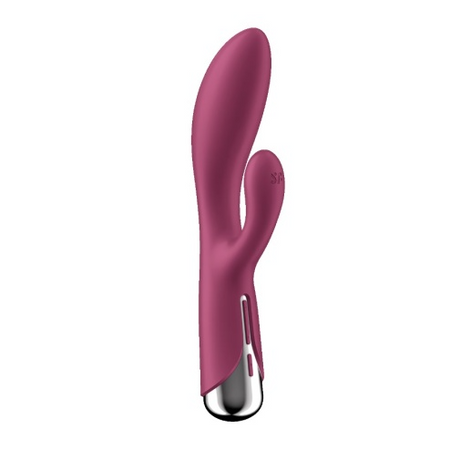 Satisfyer Spinning Rabbit 1 — Red Rotating Rabbit Vibrator - SF8727