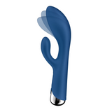 Satisfyer Spinning Rabbit 1 Rotating Rabbit Vibrator, Blue - SF8734