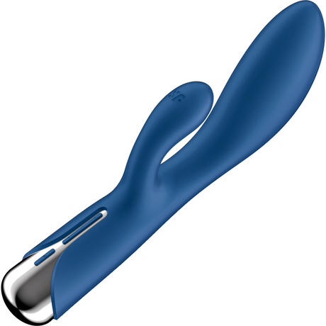 Satisfyer Spinning Rabbit 1 Rotating Rabbit Vibrator, Blue - SF8734
