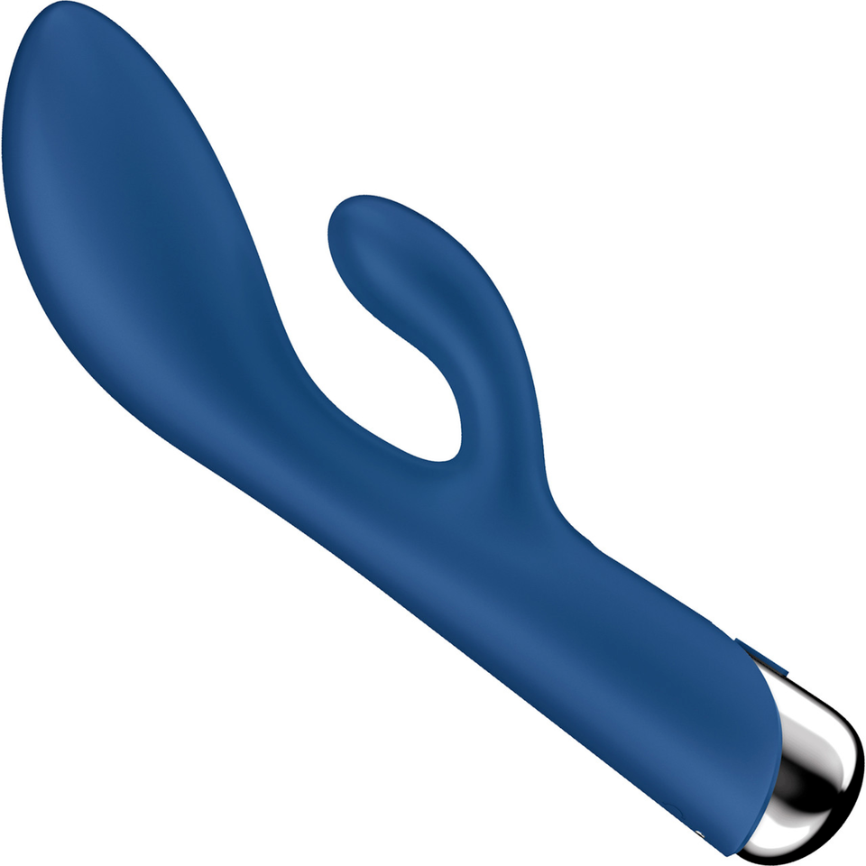 Satisfyer Spinning Rabbit 1 Rotating Rabbit Vibrator, Blue - SF8734