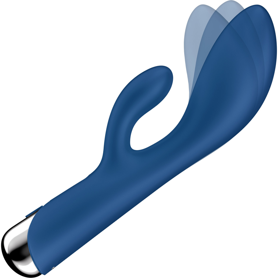 Satisfyer Spinning Rabbit 1 Rotating Rabbit Vibrator, Blue - SF8734