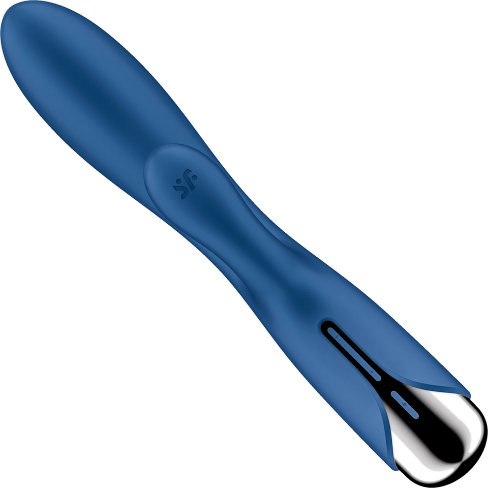 Satisfyer Spinning Rabbit 1 Rotating Rabbit Vibrator, Blue - SF8734