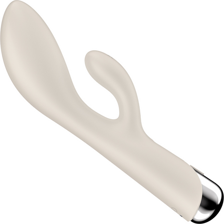 Satisfyer Spinning Rabbit 1 Rotating Rabbit Vibrator — Beige - SF8741