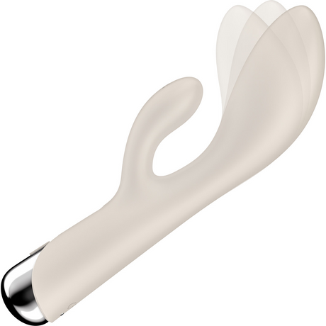 Satisfyer Spinning Rabbit 1 Rotating Rabbit Vibrator — Beige - SF8741