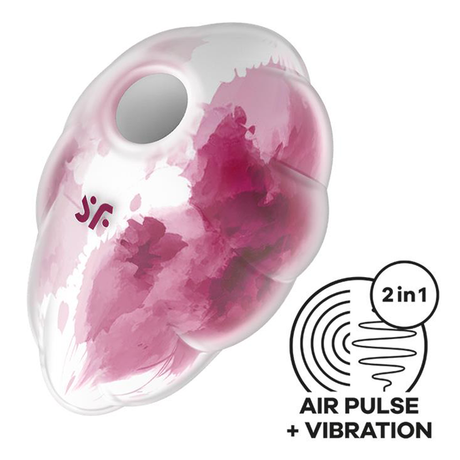 Satisfyer Cloud Dancer Clitoral Vibrator — Red - SF9687