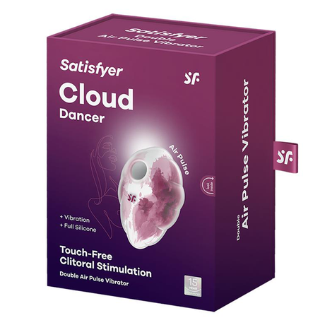 Satisfyer Cloud Dancer Clitoral Vibrator — Red - SF9687