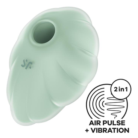 Satisfyer Cloud Dancer Mint Clitoral Air-Pulse Vibrator - SF9694