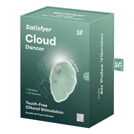Satisfyer Cloud Dancer Mint Clitoral Air-Pulse Vibrator - SF9694