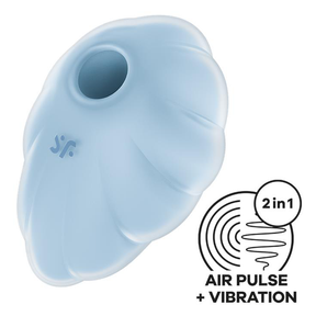 Satisfyer Cloud Dancer Clitoral Air Pulse Vibrator, Blue - SF9700
