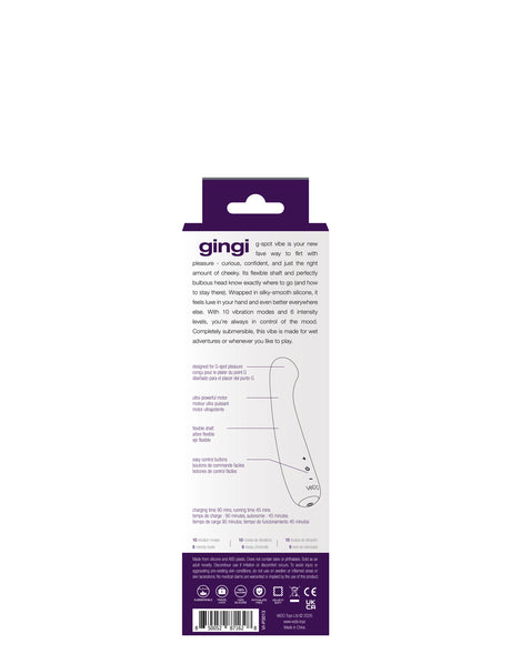 Gingi Rechargeable G Spot - Purple