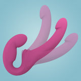 Fun Factory Share Lite Double Dildo — Lightweight, Adjustable Hinge - FN453BB